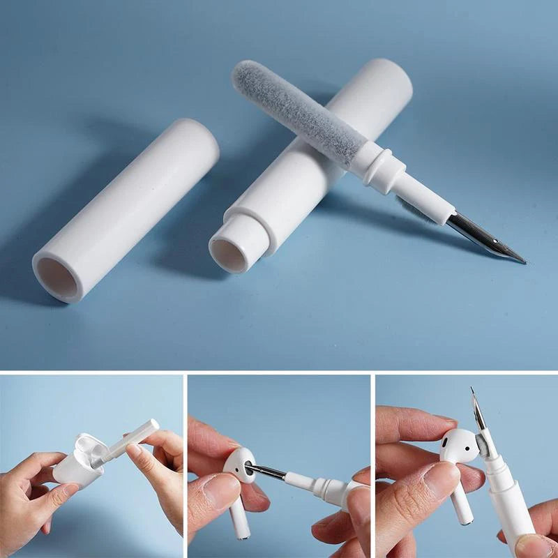 Cleaner Kit Earphones Cleaning Pen for Airpods Case, Brush Headsets Cleaners Earbuds Cleaning